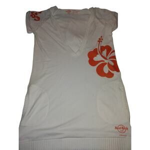 Hard Rock Cafe Honolulu Size Large Authentic all is one White